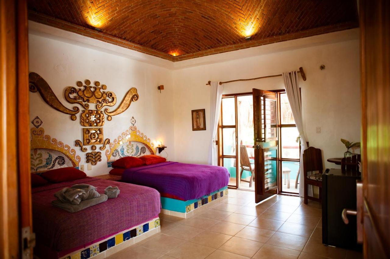 Nacional Beach Club & Bungalows Mahahual Esterno foto
