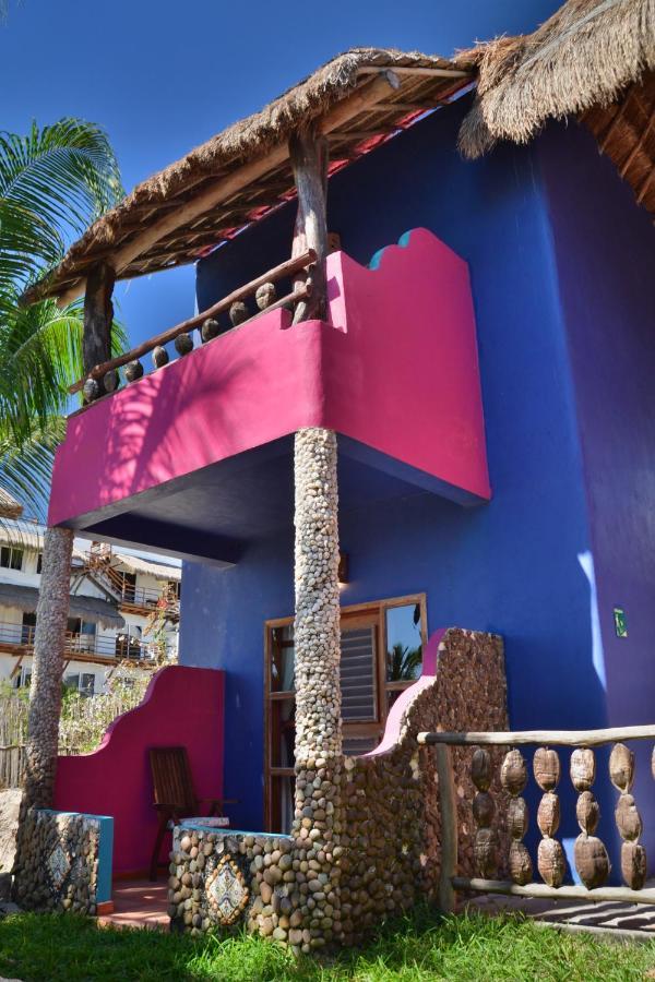 Nacional Beach Club & Bungalows Mahahual Esterno foto